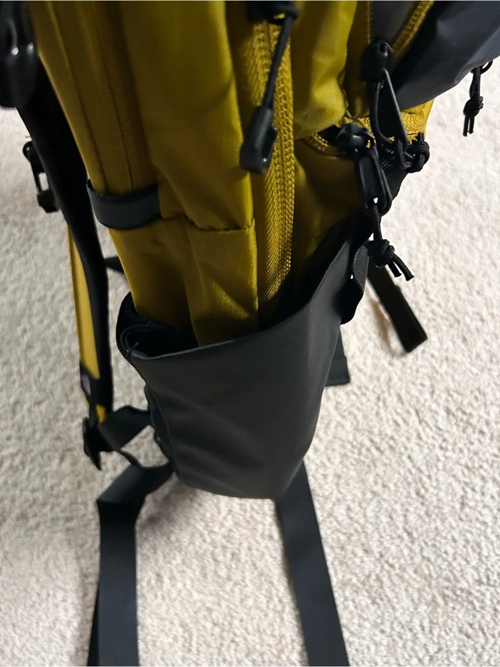 The North Face TNF Surge Unisex Backpack Deep Dijon Black NWT